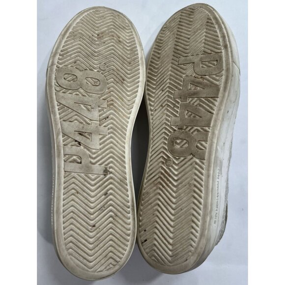 P448 Thea Platform Sneakers in Silver - Picture 8 of 9